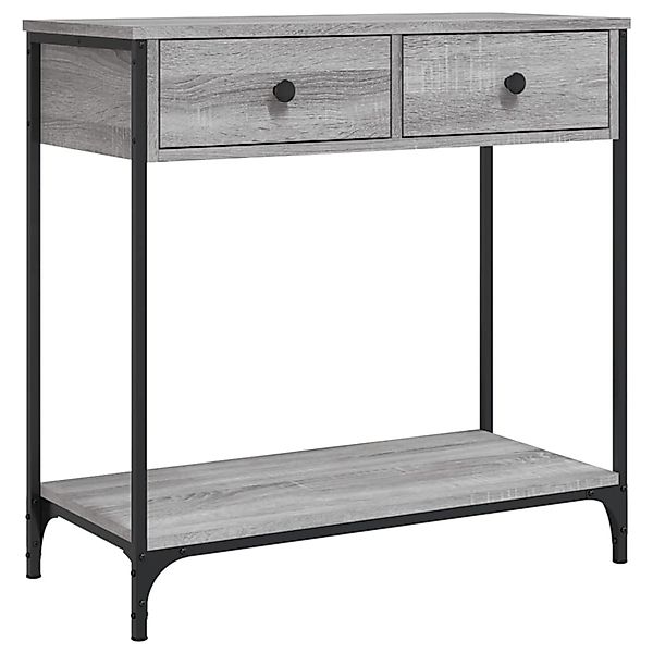 vidaXL Beistelltisch Konsolentisch Grau Sonoma 75x34,5x75 günstig online kaufen