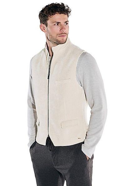 emilio adani Anzugweste emilio adani Herren Sakko-Weste mit Zipper, Naturwe günstig online kaufen