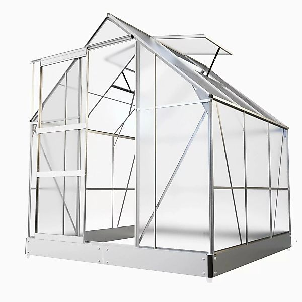 GARMIO Gewächshaus Gewächshaus CUNEO aus Aluminium, günstig online kaufen
