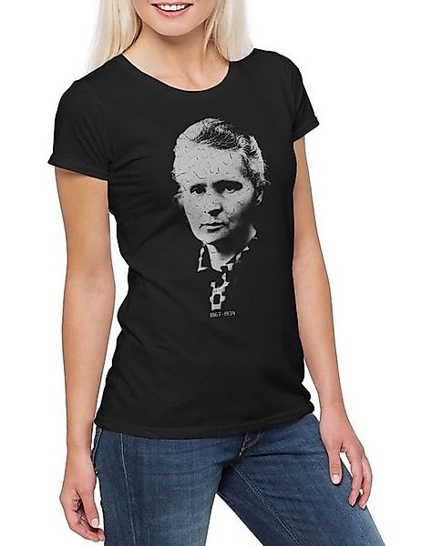 Urban Backwoods Print-Shirt Marie Curie Damen T-Shirt Skodowska hysiker Che günstig online kaufen