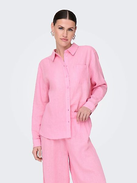 ONLY Longbluse ONLTOKYO L/S LINEN BLEND günstig online kaufen