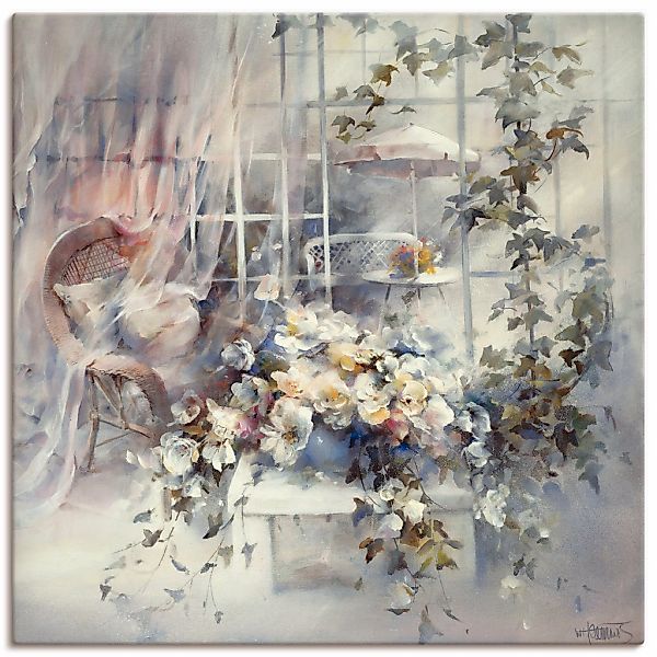 Artland Wandbild "Bezaubernde Moment" Blumen 1 Stk. tlg. als Leinwandbild, günstig online kaufen