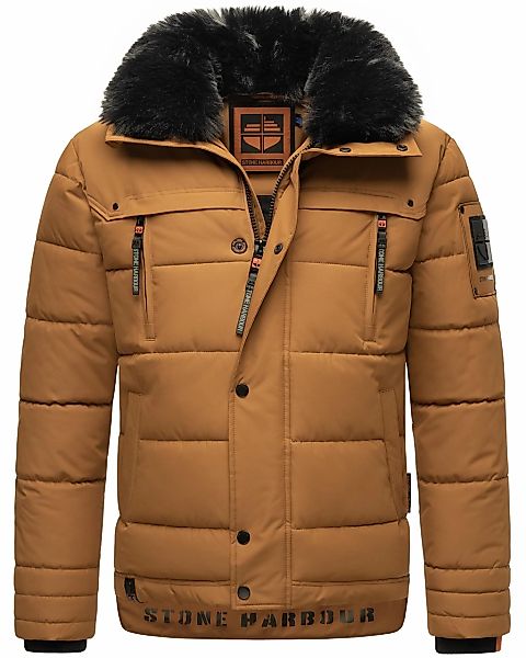 Stone Harbour Steppjacke "Witas" mitKapuze gesteppte Herren Winterjacke mit günstig online kaufen