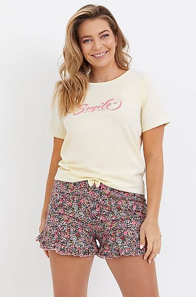 Mademoiselle Sommeil Shorty mit Motivdruck (2 günstig online kaufen