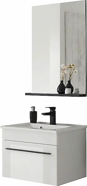 INOSIGN Badmöbel-Set »Cantara«, (Set, 2 St.), Fronten in Hochglanz günstig online kaufen
