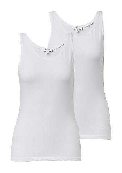s.Oliver Tanktop (2-tlg) 2-er Pack, Sommertop, günstig online kaufen