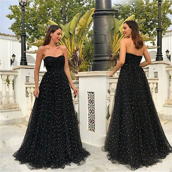 RUZU UG Abendkleid Kleid Mode Sexy Damen Langes Kleid Tubeless Ärmelloses K günstig online kaufen