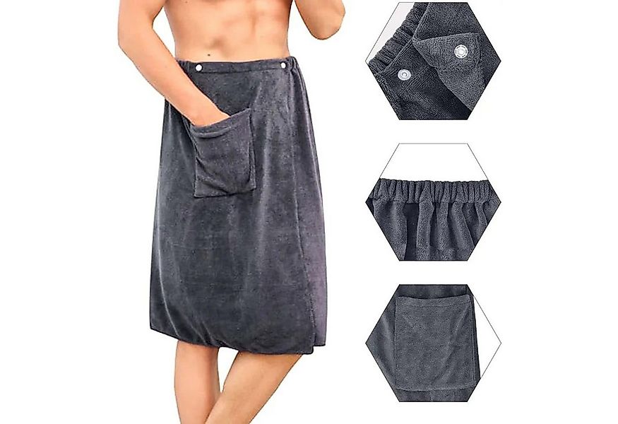 MODFU Saunatuch Herren Saunahandtuch Saunakilt Badetuch Duschtuch, (Saunabi günstig online kaufen