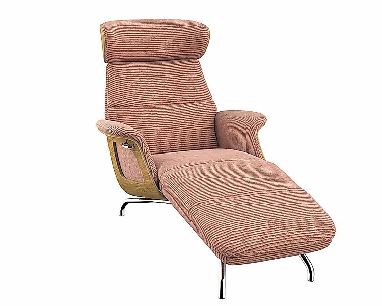 FLEXLUX Loungesessel "Clement Chaislongue, Relaxstuhl, Liegesessel,", Rücke günstig online kaufen