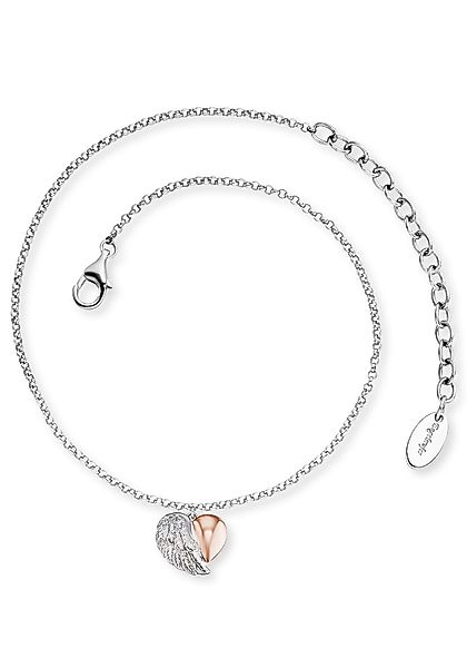 Engelsrufer Fußkette mit Anhänger Heartwing Bicolor, günstig online kaufen