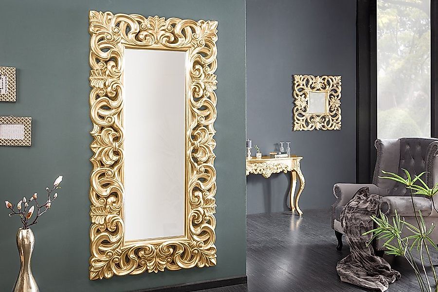 riess-ambiente Wandspiegel VENICE 180x90cm gold (1-St), Wohnzimmer · eckig günstig online kaufen