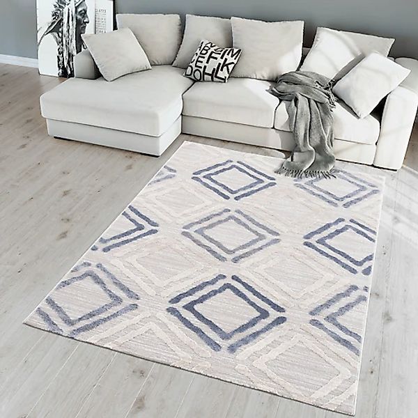Sanat Teppich »Evra 7006«, rechteckig, 22 mm Höhe, Wohnzimmer, Kurzflor, mo günstig online kaufen