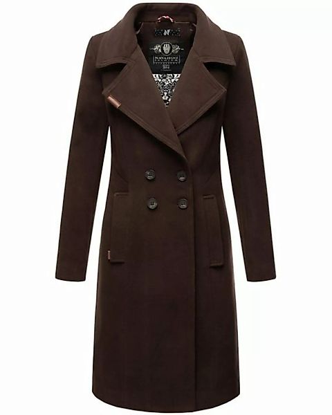 Navahoo Wintermantel "Wooly", edler Damen Trenchcoat in Wollmantel-Optik günstig online kaufen
