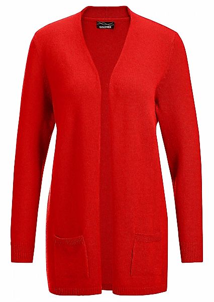 GOLDNER Strickjacke "Kurzgröße Langarm Feinstrick-Cardigan" günstig online kaufen