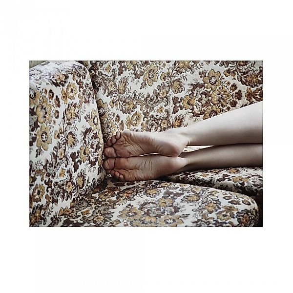 Paper Collective - Restless Feet Kunstdruck 40x30cm - braun, weiß, beige, s günstig online kaufen