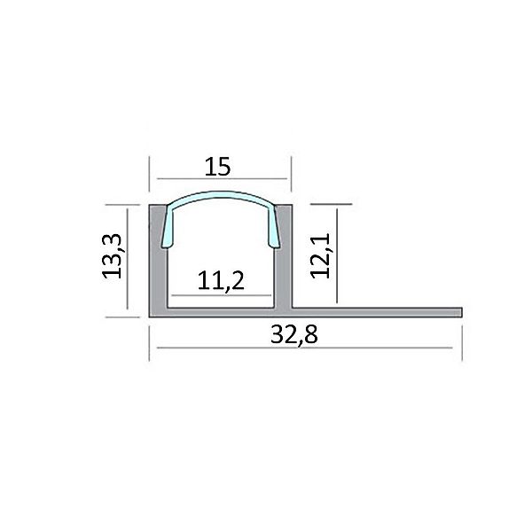 tktrading24 LED-Stripe-Profil T77 LED Alu Fliesenprofil günstig online kaufen