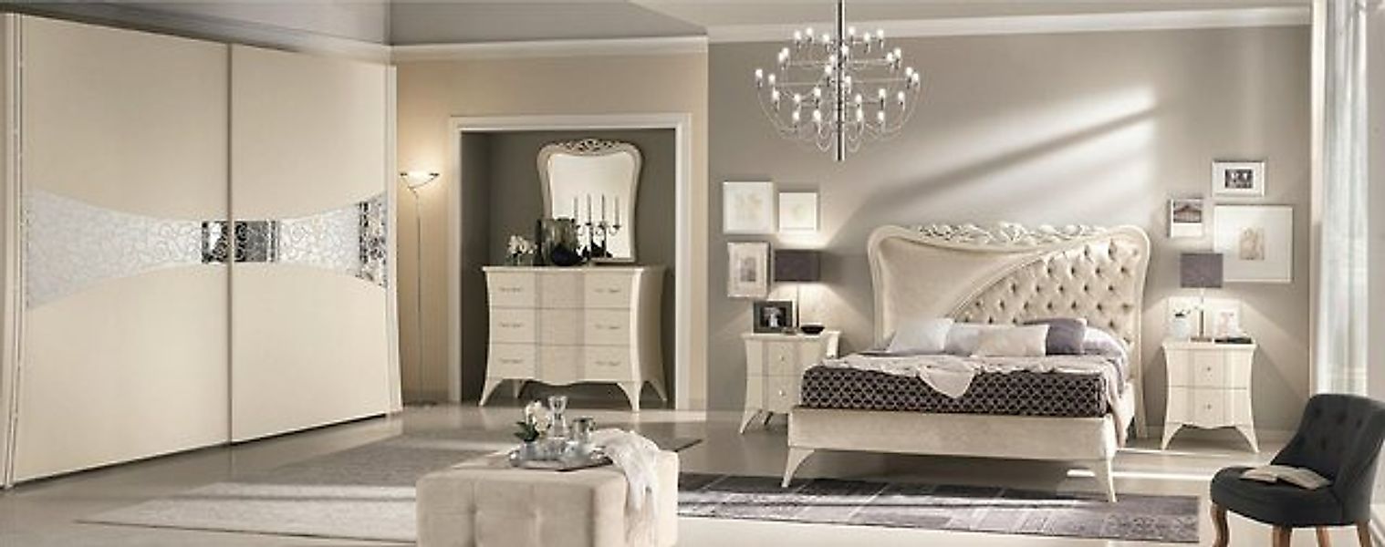Xlmoebel Bett 6-teiliges Set aus modernem Holz-Luxus für das Schlafzimmer: günstig online kaufen