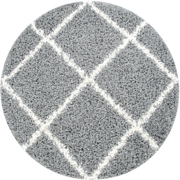 Paco Home Hochflor-Teppich "Kalmar 441" rund 40 mm Höhe Scandi Design, Raut günstig online kaufen