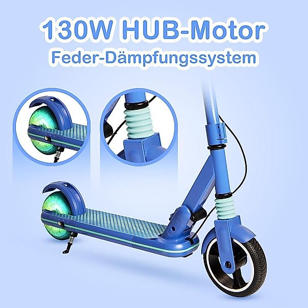 DOTMALL Elektro-Kinderroller S3 mit LED-Anzeige, Faltbarer,Geschenk günstig online kaufen