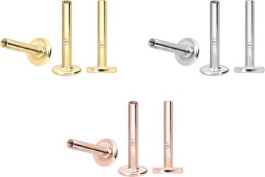 PIERCINGLINE Piercing-Set 14 Karat Gold Labret günstig online kaufen