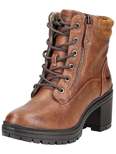 MUSTANG Stiefelette Lederimitat Schnürstiefelette günstig online kaufen
