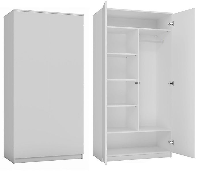 ibonto Kleiderschrank Vielseitiger Hochwertiger Mehrzweckschrank mit TIP-ON günstig online kaufen