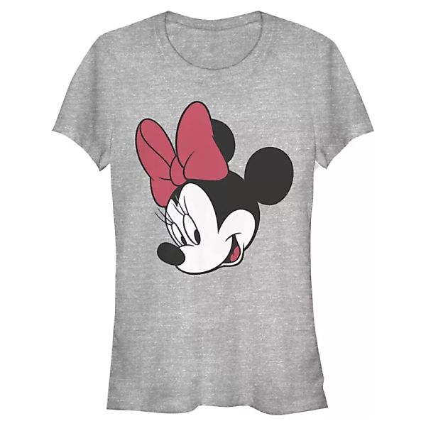 Disney Classics - Micky Maus - Minnie Maus Minnie On Stripes - Frauen T-Shi günstig online kaufen
