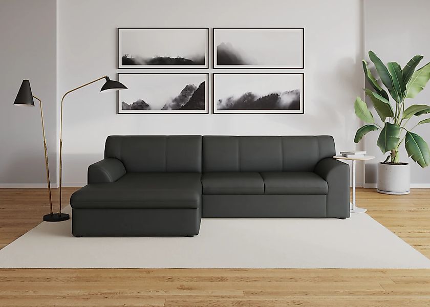 DOMO collection Ecksofa "Topper, elegant und zeitlos, kompaktes Stellmaß 24 günstig online kaufen