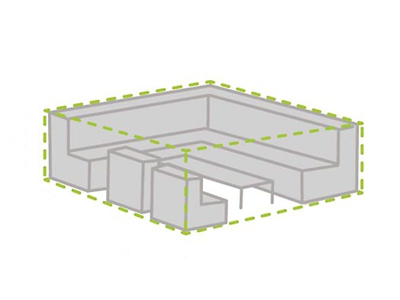 PEREL Gartenmöbel-Schutzhülle (1-St), Abdeckung Lounge-Möbel Wasserfeste günstig online kaufen