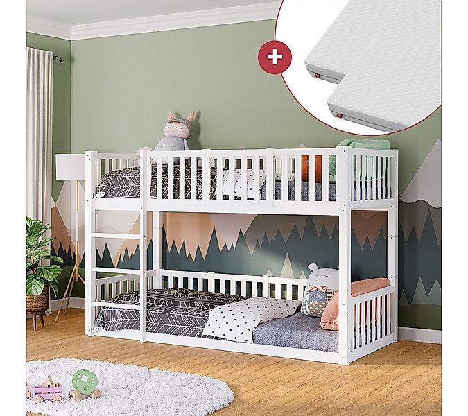 Bellabino Etagenbett Erie (mit 2 Matratzen), Hochbett umbaubar zu 2 Einzelb günstig online kaufen