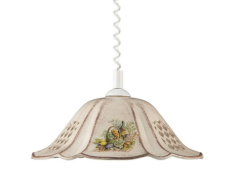 Helios Leuchten Pendelleuchte Küchenlampe Keramik, Keramiklampe, Deckenlamp günstig online kaufen