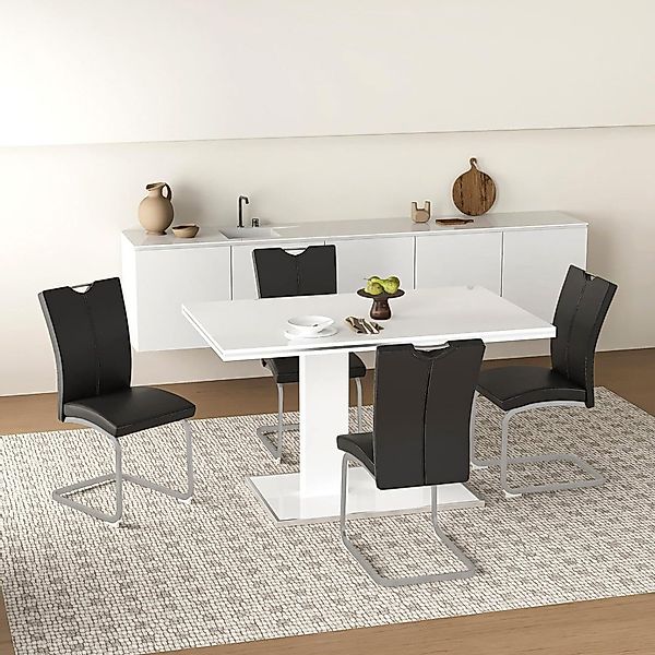 HTI-Living Freischwinger Schwingstuhl 4er Set Jean günstig online kaufen