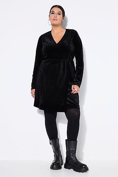 Studio Untold Minikleid Samtkleid kurz Wickeloptik günstig online kaufen