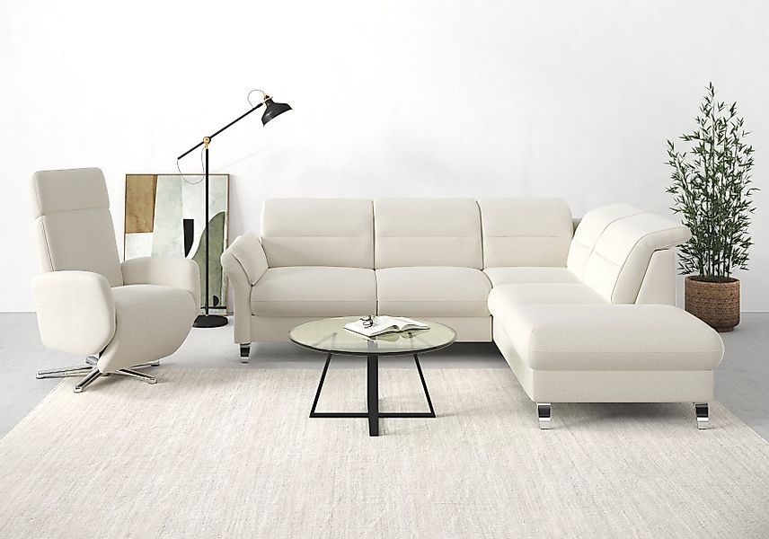 sit&more Ecksofa Grenoble L-Form mit Federkern, günstig online kaufen