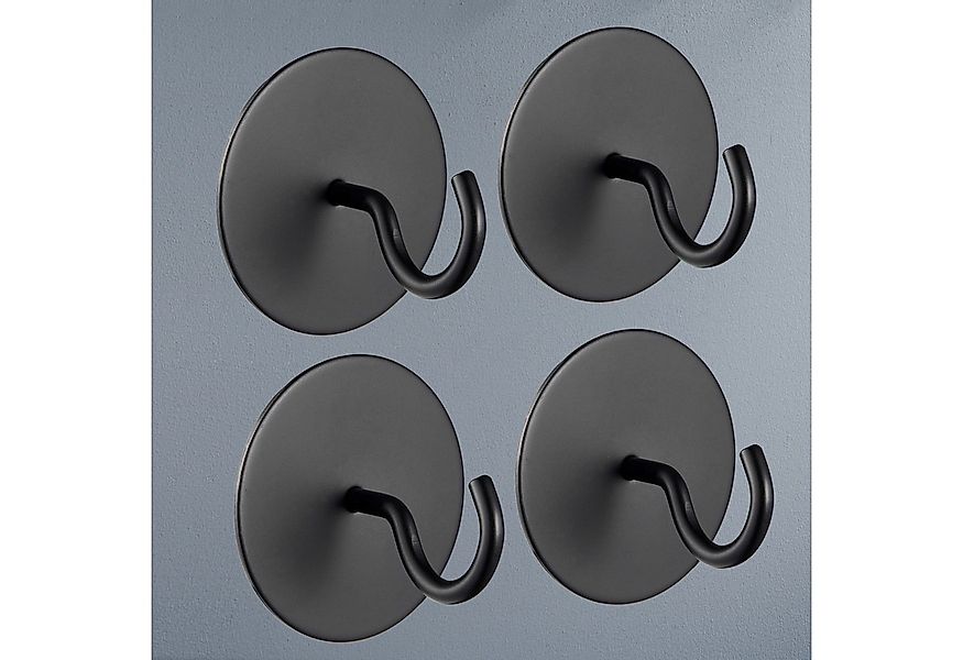 DEKAZIA Klebehaken selbstklebend, Runde Handtuchhaken, Badhaken ohne Bohren günstig online kaufen