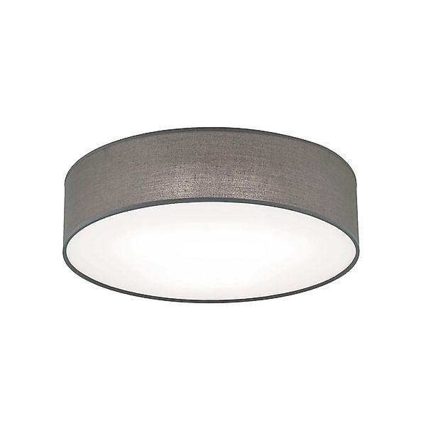 Orion Leuchten Deckenleuchte Stoff Ø 40cm 3 x E14 Grau günstig online kaufen