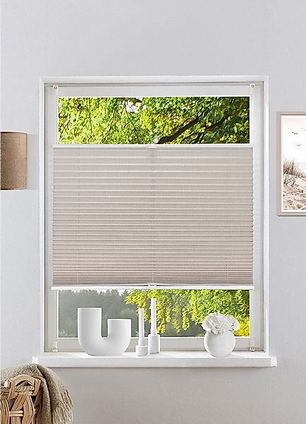 my home Plissee WILLA, Lichtschutz, ohne Bohren, verspannt, Klemmfix, NEUHE günstig online kaufen