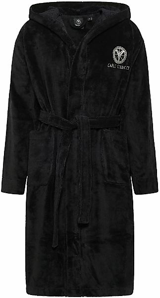 CARLO COLUCCI Bademantel "Kapuzen-Bademantel für Herren aus weicher Baumwol günstig online kaufen