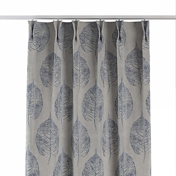Vorhang mit flämischen 2-er Falten, grau-anthrazit, Imperia Premium (144-14 günstig online kaufen