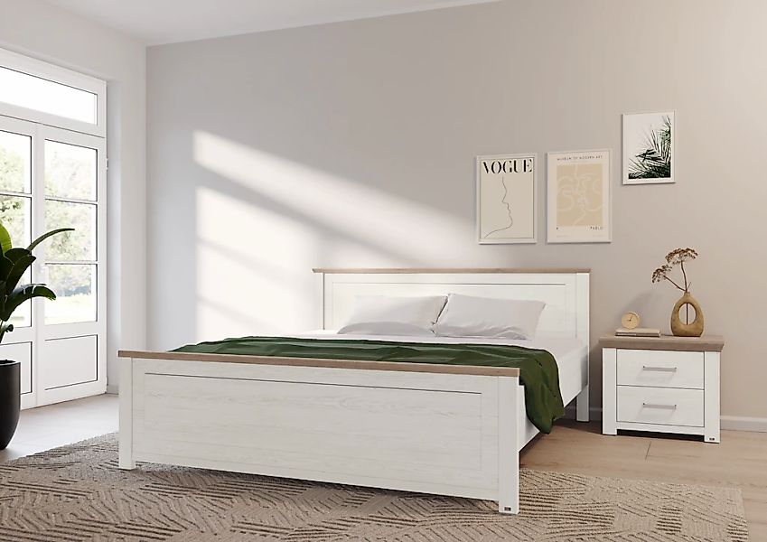 set one by Musterring Bett "York Schlafen" 1 Stk. tlg. Doppelbett 180 x 200 günstig online kaufen