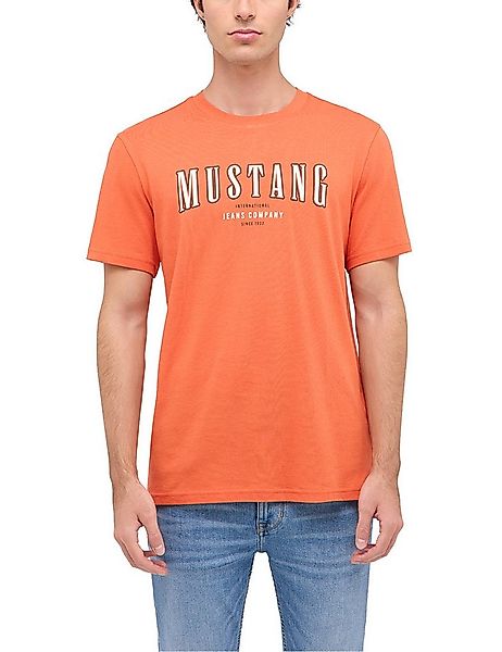 MUSTANG Kurzarmshirt Style Austin mit Logo-Print günstig online kaufen