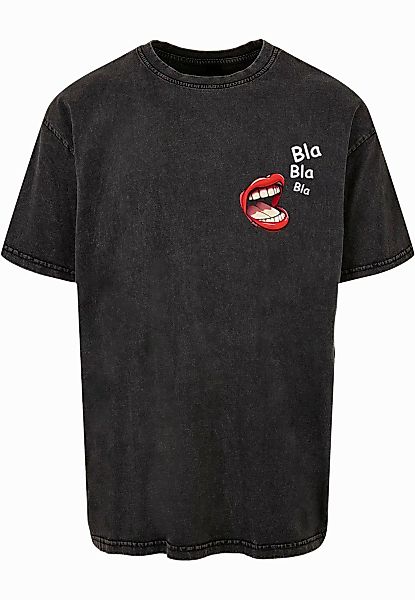 Merchcode T-Shirt "Merchcode Herren Bla Bla Bla Comic Acid Washed Oversized günstig online kaufen