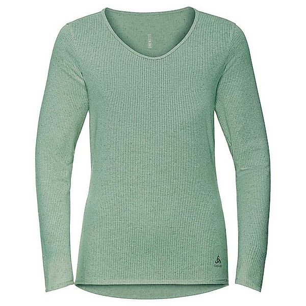 Odlo Lou Linencool Langarm T-shirt XS Malachite Green Melange günstig online kaufen