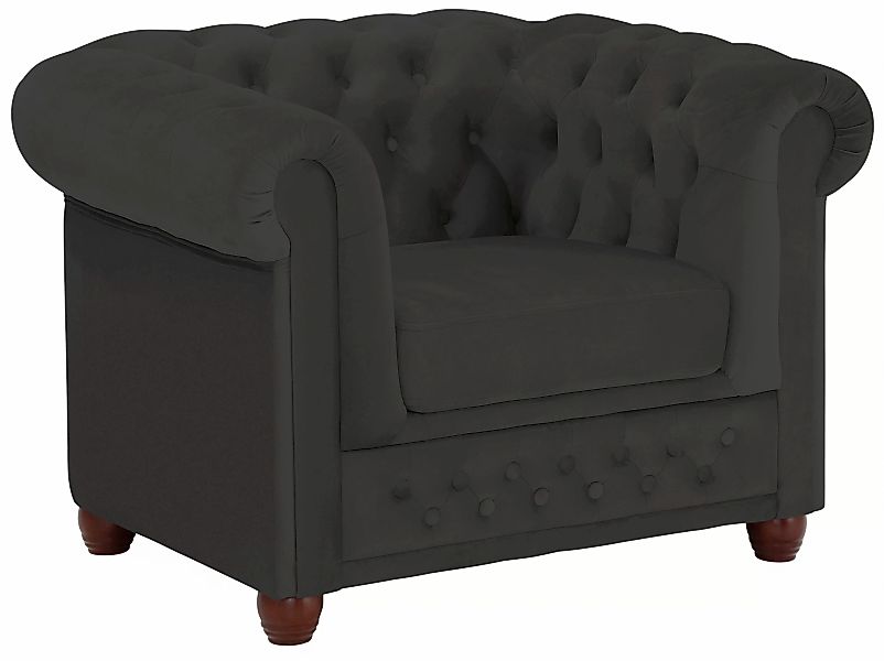 Home affaire Chesterfield-Sessel "New Castle Sessel", hochwertige Knopfheft günstig online kaufen