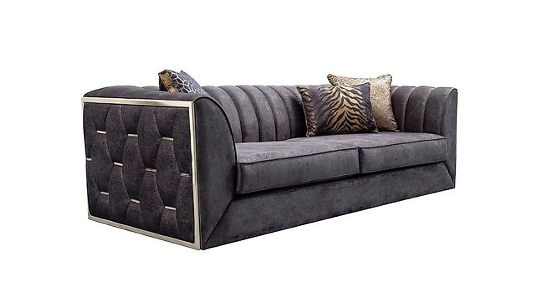 JVmoebel Sofa Sofa 2 Sitzer Modern Wohnzimmer Luxus Design Holz Möbel Polst günstig online kaufen