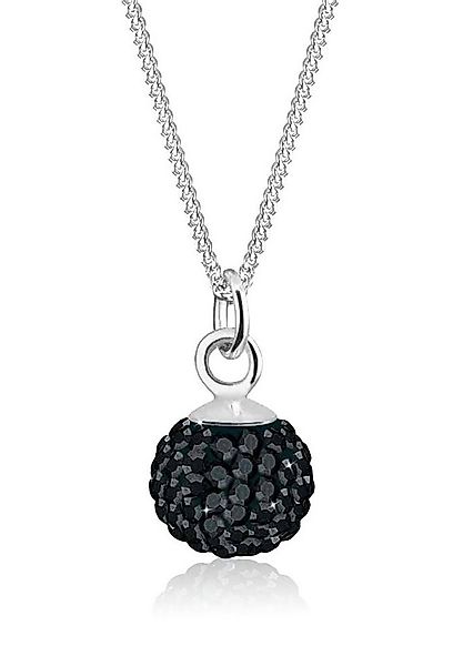 Elli Kette mit Anhänger Anhänger Kugel 925 Silber, mit Kristallen von Swaro günstig online kaufen