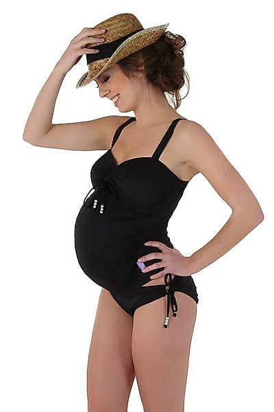 petit amour Umstands-Tankini CAMERON schwarz Umstandsbademode Stillfunktion günstig online kaufen