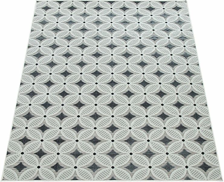 Paco Home Teppich "Charleroi 493" rechteckig 3 mm Höhe 3D-Retro Design, In- günstig online kaufen