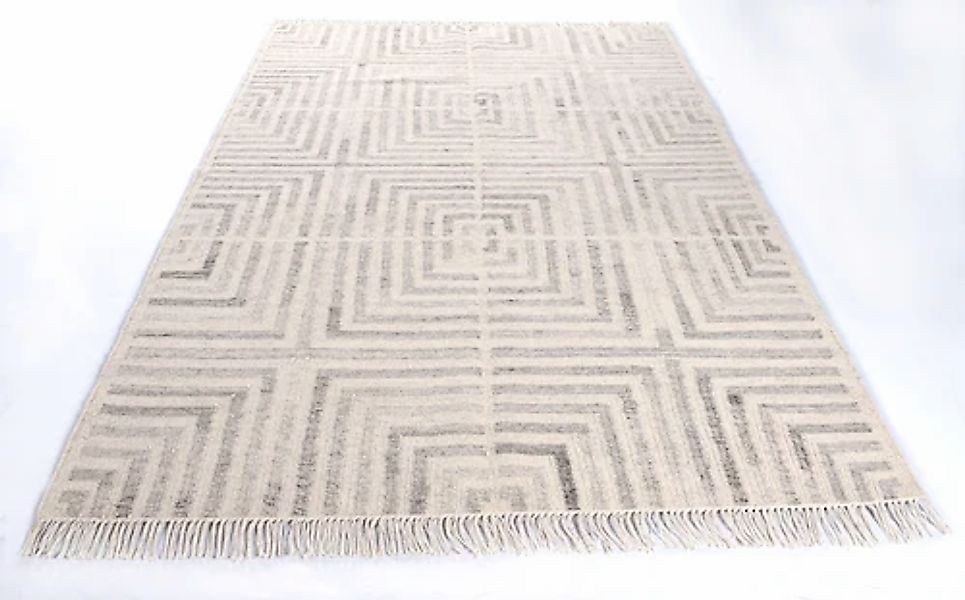 TOM TAILOR HOME Teppich »Square Kelim« rechteckig 5 mm Höhe handgewebt, mit günstig online kaufen