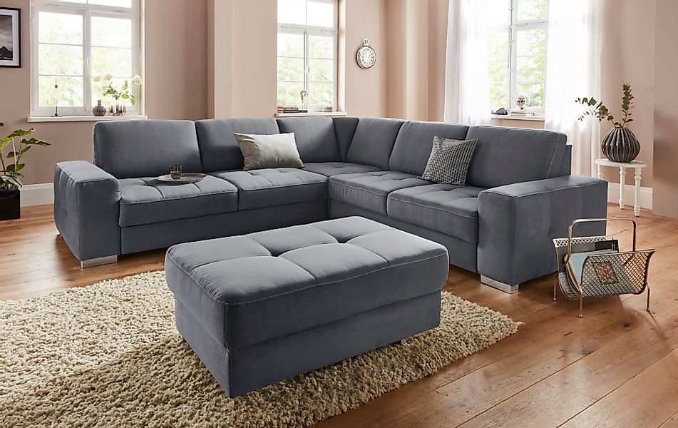 sit&more Ecksofa Santorini L-Form, mit Federkern günstig online kaufen